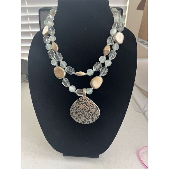AXW  Vintage Premiere Design 2-Strand Pendant Necklace - Picture 7 of 10